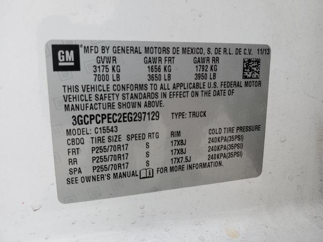 Photo 11 VIN: 3GCPCPEC2EG297129 - CHEVROLET SILVERADO 