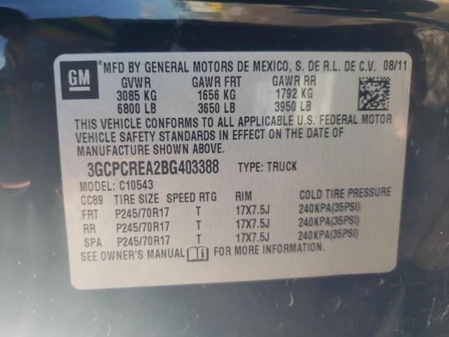 Photo 12 VIN: 3GCPCREA2BG403388 - CHEVROLET SILVERADO 