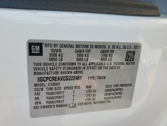 Photo 11 VIN: 3GCPCREAXCG222461 - CHEVROLET SILVERADO 