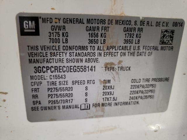 Photo 11 VIN: 3GCPCREC0EG558141 - CHEVROLET SILVERADO 