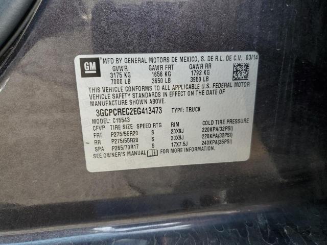 Photo 11 VIN: 3GCPCREC2EG413473 - CHEVROLET SILVERADO 