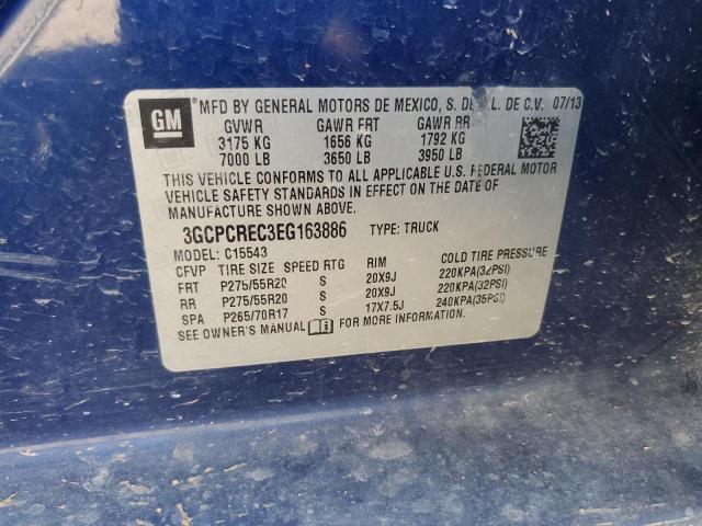 Photo 11 VIN: 3GCPCREC3EG163886 - CHEVROLET ALL MODELS 