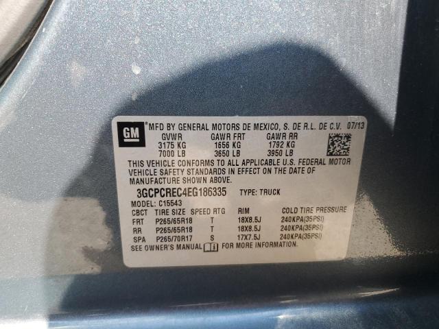 Photo 11 VIN: 3GCPCREC4EG186335 - CHEVROLET SILVERADO 