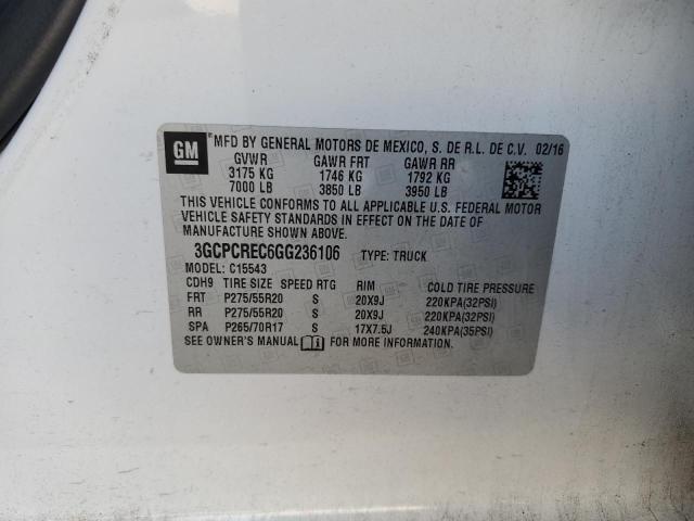 Photo 12 VIN: 3GCPCREC6GG236106 - CHEVROLET ALL MODELS 