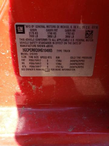 Photo 11 VIN: 3GCPCREC6HG104965 - CHEVROLET ALL MODELS 