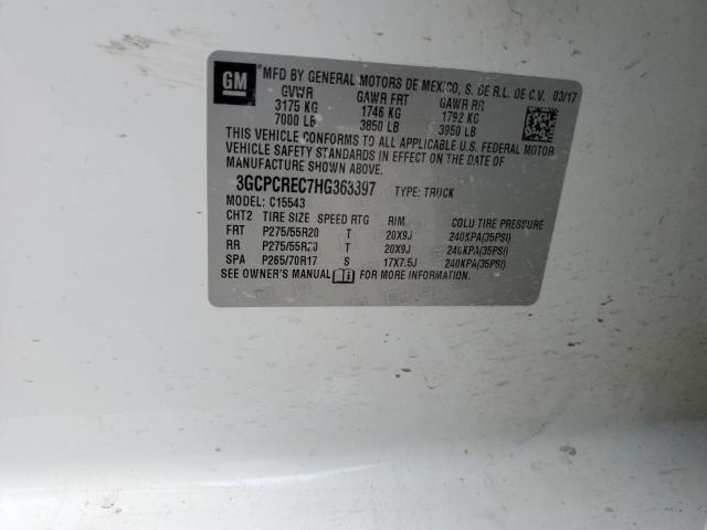 Photo 11 VIN: 3GCPCREC7HG363397 - CHEVROLET ALL MODELS 