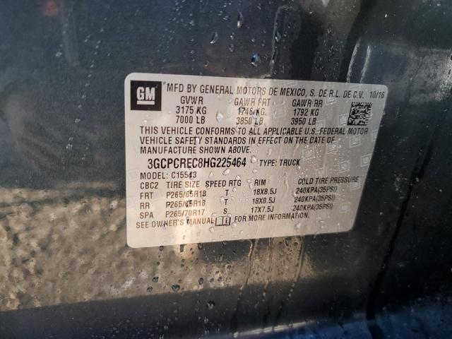 Photo 9 VIN: 3GCPCREC8HG225464 - CHEVROLET SILVERADO 