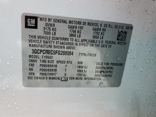 Photo 11 VIN: 3GCPCREC9FG288084 - CHEVROLET SILVERADO 