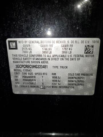 Photo 11 VIN: 3GCPCREC9HG223481 - CHEVROLET SILVERADO 