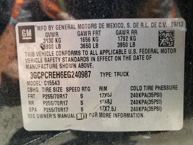 Photo 12 VIN: 3GCPCREH6EG240987 - CHEVROLET SILVERADO 