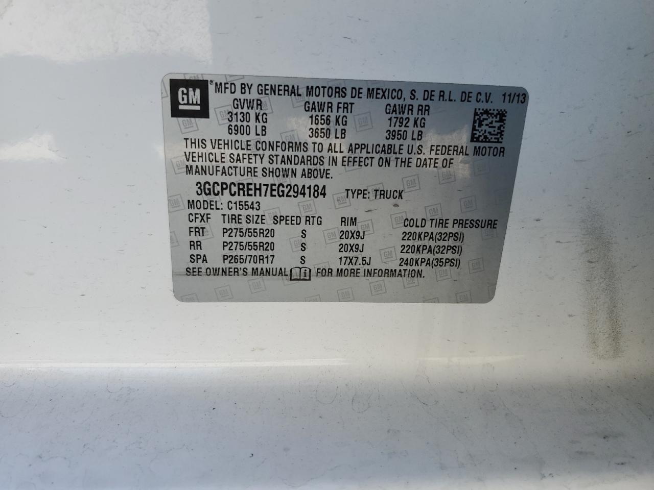 Photo 11 VIN: 3GCPCREH7EG294184 - CHEVROLET SILVERADO 