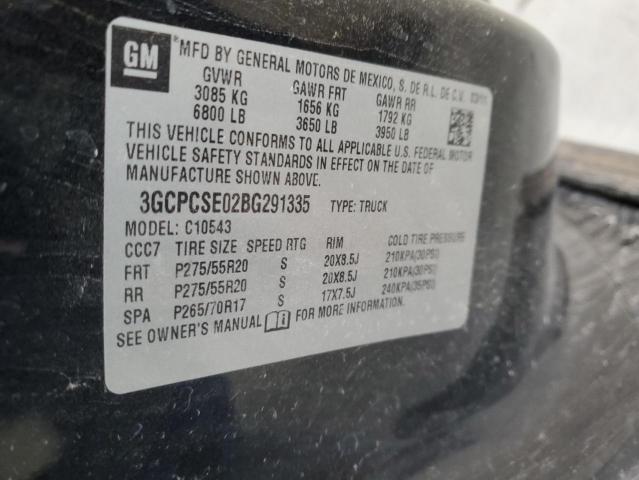 Photo 12 VIN: 3GCPCSE02BG291335 - CHEVROLET SILVERADO 