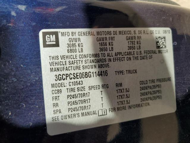 Photo 11 VIN: 3GCPCSE06BG114416 - CHEVROLET SILVERADO 