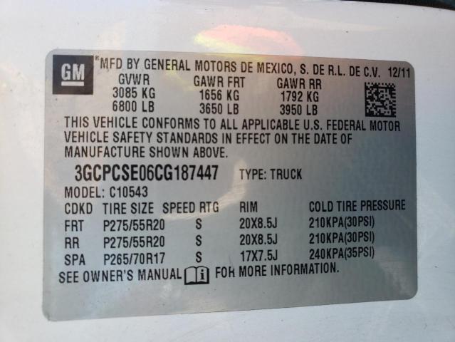 Photo 11 VIN: 3GCPCSE06CG187447 - CHEVROLET SILVERADO 