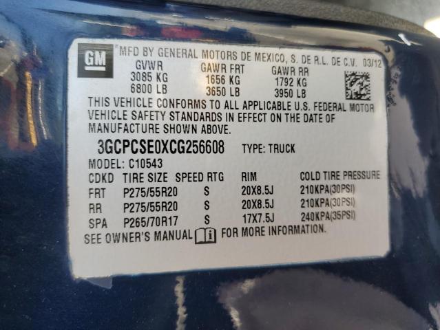 Photo 11 VIN: 3GCPCSE0XCG256608 - CHEVROLET SILVERADO 