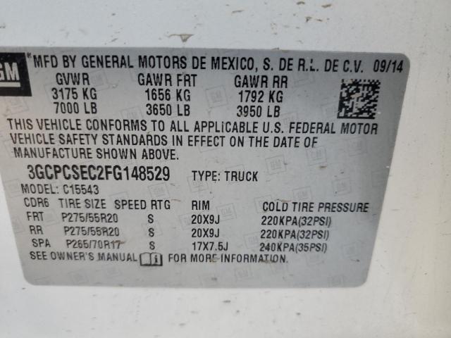 Photo 11 VIN: 3GCPCSEC2FG148529 - CHEVROLET SILVERADO 