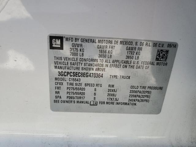 Photo 12 VIN: 3GCPCSEC8EG470364 - CHEVROLET SILVERADO 