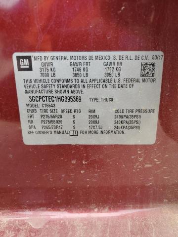 Photo 11 VIN: 3GCPCTEC1HG395369 - CHEVROLET SILVERADO 