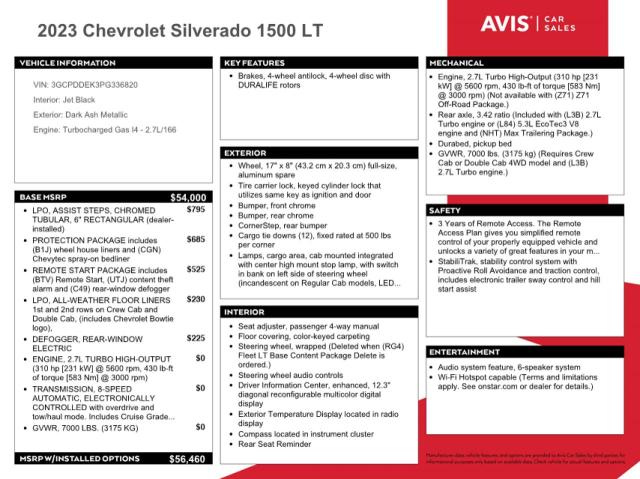 Photo 11 VIN: 3GCPDDEK3PG336820 - CHEVROLET SILVERADO 