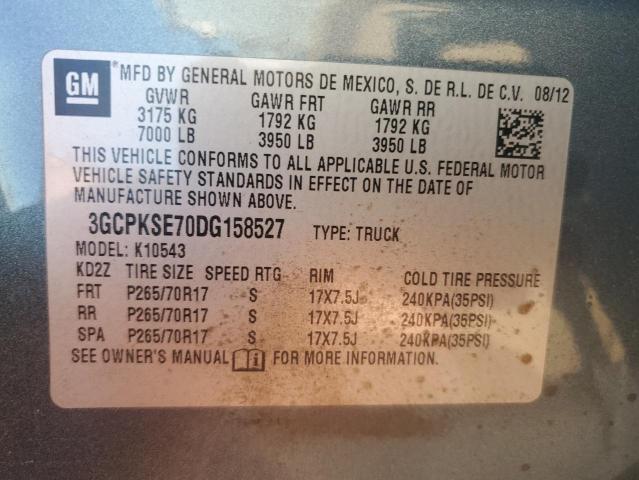 Photo 11 VIN: 3GCPKSE70DG158527 - CHEVROLET ALL MODELS 