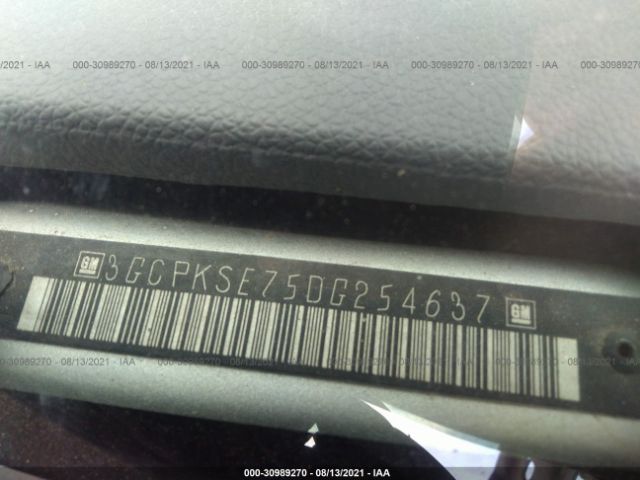 Photo 8 VIN: 3GCPKSE75DG254637 - CHEVROLET SILVERADO 1500 