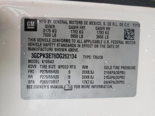 Photo 9 VIN: 3GCPKSE78DG262134 - CHEVROLET SILVERADO 