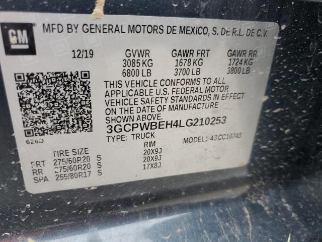 Photo 11 VIN: 3GCPWBEH4LG210253 - CHEVROLET SILVERADO 