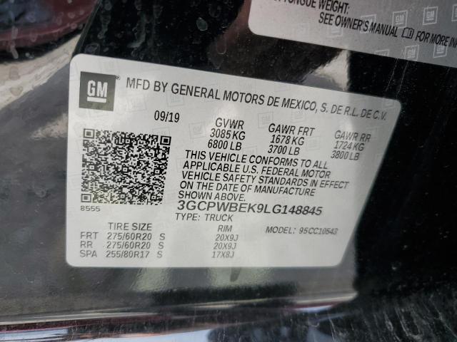 Photo 11 VIN: 3GCPWBEK9LG148845 - CHEVROLET SILVERADO 