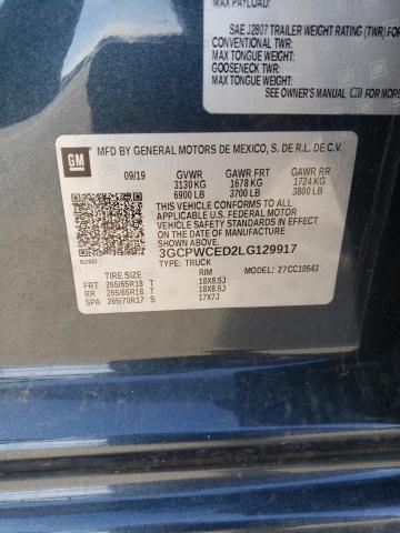 Photo 12 VIN: 3GCPWCED2LG129917 - CHEVROLET SILVERADO 