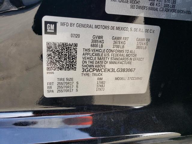 Photo 11 VIN: 3GCPWCEK3LG383067 - CHEVROLET ALL MODELS 