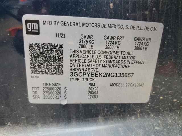 Photo 11 VIN: 3GCPYBEK2NG135657 - CHEVROLET SILVERADO 