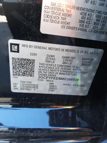 Photo 11 VIN: 3GCPYFED8MG166919 - CHEVROLET ALL MODELS 