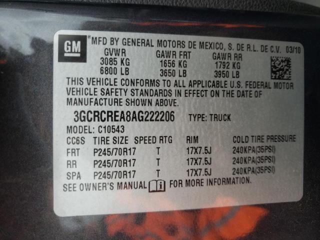 Photo 9 VIN: 3GCRCREA8AG222206 - CHEVROLET SILVERADO 