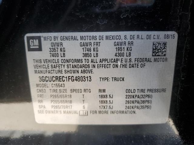 Photo 11 VIN: 3GCUCREC1FG480313 - CHEVROLET SILVERADO 