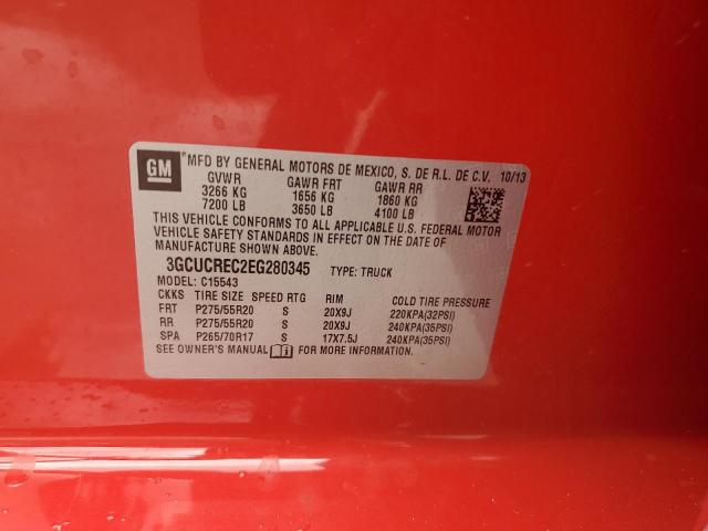 Photo 11 VIN: 3GCUCREC2EG280345 - CHEVROLET SILVERADO 