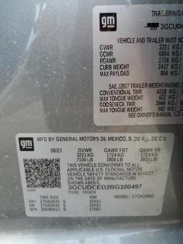 Photo 11 VIN: 3GCUDCED2RG100497 - CHEVROLET SILVERADO 