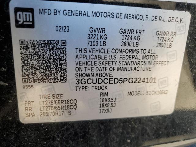 Photo 11 VIN: 3GCUDCED5PG224101 - CHEVROLET ALL MODELS 