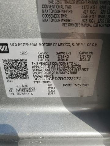 Photo 11 VIN: 3GCUDCED7RG222174 - CHEVROLET SILVERADO 