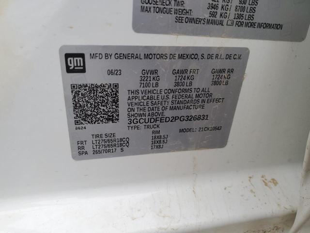 Photo 11 VIN: 3GCUDFED2PG326831 - CHEVROLET 1500 SILVE 