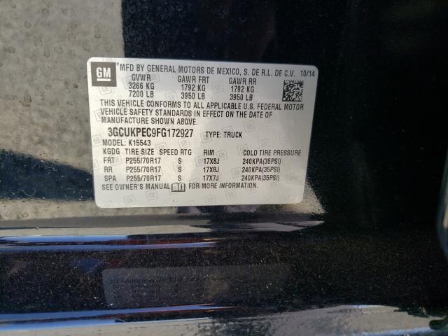 Photo 9 VIN: 3GCUKPEC9FG172927 - CHEVROLET SILVERADO 1500 