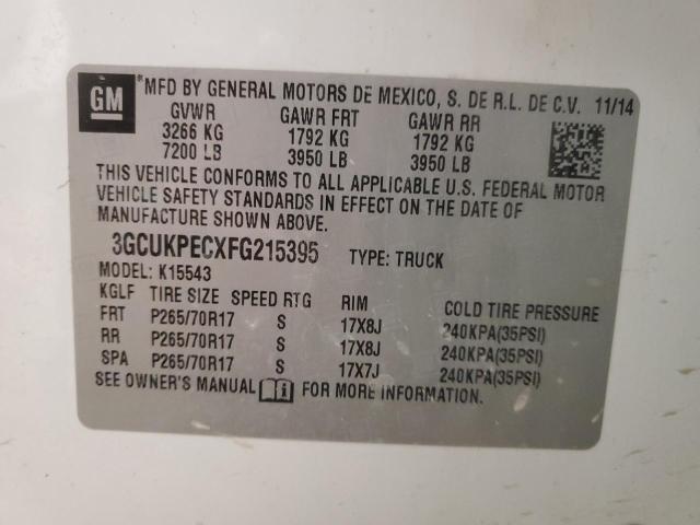 Photo 13 VIN: 3GCUKPECXFG215395 - CHEVROLET SILVERADO 