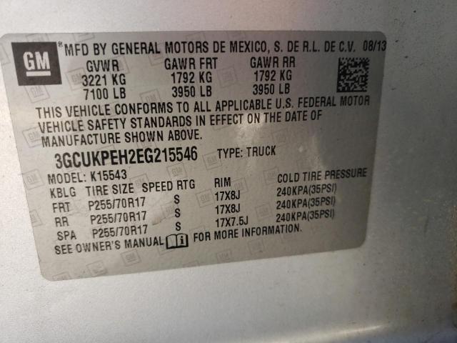 Photo 9 VIN: 3GCUKPEH2EG215546 - CHEVROLET SILVERADO 