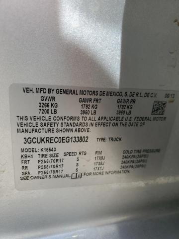 Photo 11 VIN: 3GCUKREC0EG133802 - CHEVROLET SILVERADO 