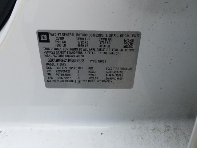 Photo 9 VIN: 3GCUKREC1HG322608 - CHEVROLET SILVERADO 