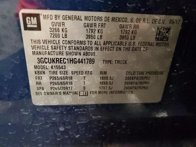 Photo 11 VIN: 3GCUKREC1HG441789 - CHEVROLET 1500 