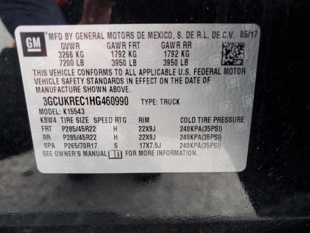 Photo 11 VIN: 3GCUKREC1HG460990 - CHEVROLET SILVERADO 