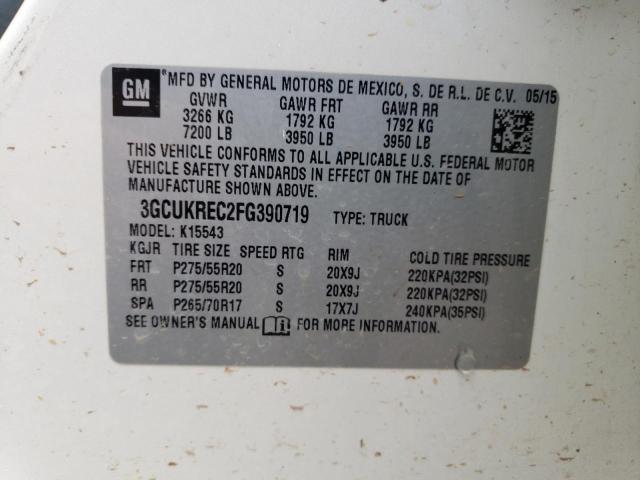 Photo 11 VIN: 3GCUKREC2FG390719 - CHEVROLET SILVERADO 