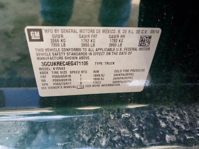 Photo 11 VIN: 3GCUKREC4EG471106 - CHEVROLET SILVERADO 