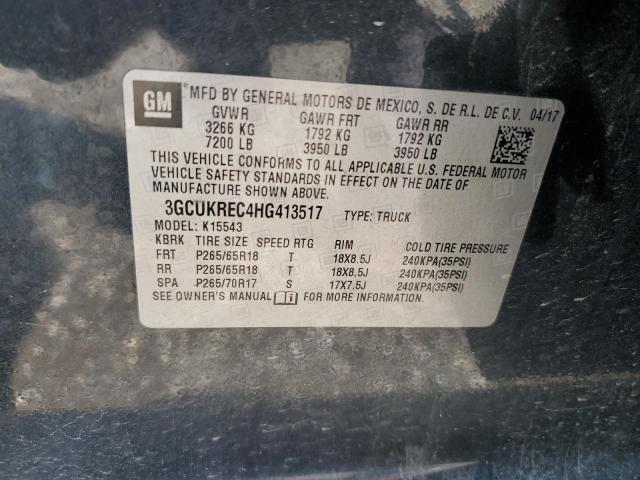 Photo 12 VIN: 3GCUKREC4HG413517 - CHEVROLET SILVERADO 