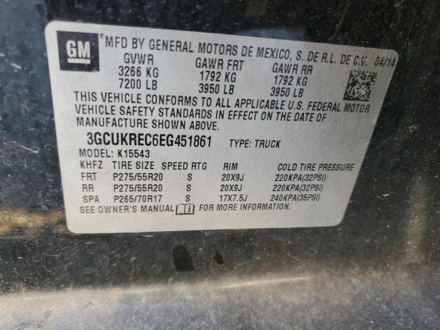 Photo 11 VIN: 3GCUKREC6EG451861 - CHEVROLET ALL MODELS 